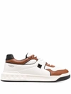 Valentino Roman Stud Low-top Sneakers In White