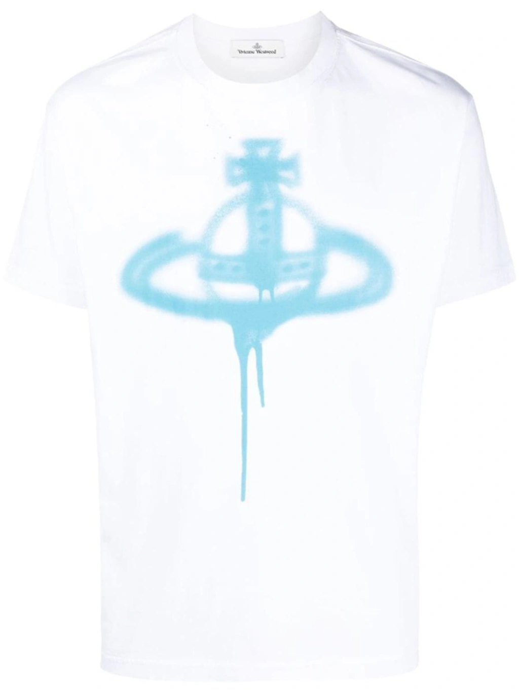 Vivienne Westwood Printed Cotton Jersey T-shirt In White | ModeSens