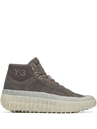 Y-3 Taupe Gr.1p Sneakers In Grey