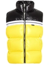PALM ANGELS YELLOW AND BLACK TECH FABRIC VEST