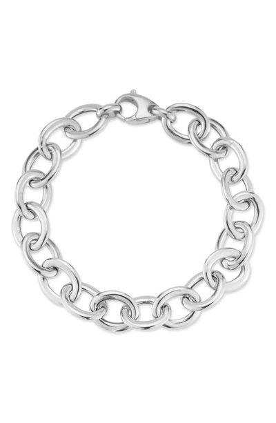 Chloe & Madison Chloe And Madison Silver Link Bracelet In Silver