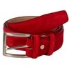 40 COLORI Red Trento Leather Belt