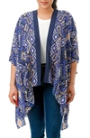 Marcus Adler Abstract Duster In Blue