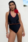 Never Fully Dressed Black Rio Swimsuit In Black