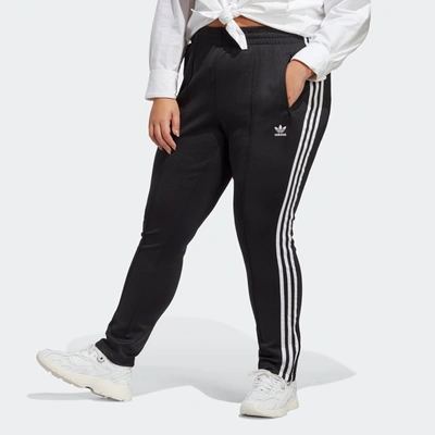 Adidas Originals Women's Adidas Primeblue Sst Track Pants (plus Size) In Black