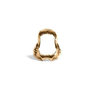 Gucci Shark Jawbone Tie Pin Gold