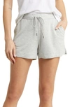 Pj Salvage Drawstring Organic Cotton Pajama Shorts In Heather Grey