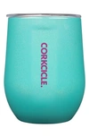 Corkcicle 12-ounce Insulated Stemless Wine Tumbler In Sparkle Mermaid