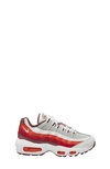 Nike Air Max 95 Recraft Gs Sneaker In Dust/ White/ Dark Pony/ Red