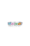 Lafonn Created Sapphire & Simulated Diamond Ring In Assorted