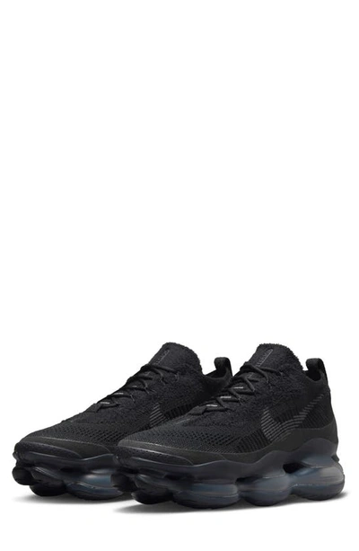 Nike Air Max Scorpion Flyknit Sneakers In Black