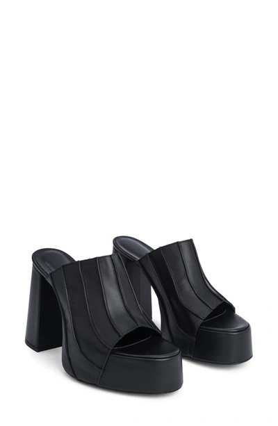 By Far Ssense Exclusive Black Brad Heeled Sandals