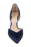 Jewel Badgley Mischka Women's Grace Evening Pump Women's Shoes In Navy