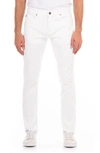 Fidelity Denim Jimmy Slim Straight Leg Jeans In Olympic White
