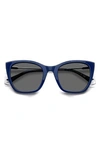 POLAROID 52MM POLARIZED CAT EYE SUNGLASSES