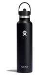 HYDRO FLASK 24-OUNCE WATER BOTTLE WITH STRAW LID