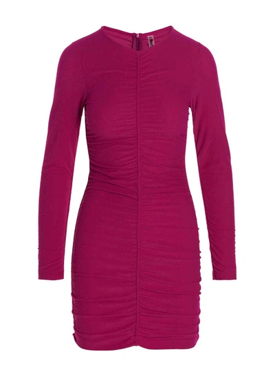 Reina Olga Master Viper Dress In Fuchsia