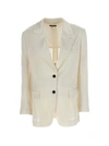 TOM FORD BOYFRIEND JACKETS WHITE