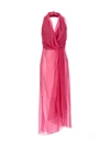 ALBERTA FERRETTI CHIFFON TOP TOPS FUCHSIA