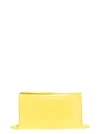 JIL SANDER IMPERO CLUTCH YELLOW