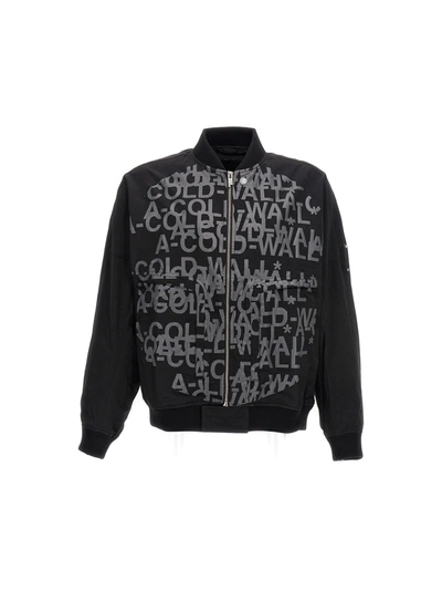 A-cold-wall* Logo-print Bomber Jacket In Nero