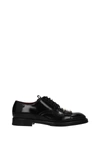 DOLCE & GABBANA LACE UP AND MONKSTRAP LEATHER BLACK
