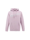 KIDSUPER LOGO PRINT HOODIE SWEATSHIRT PURPLE