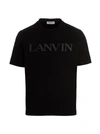 Lanvin Embroidered-logo Short-sleeved T-shirt