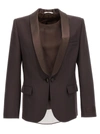 Valentino Padded Shoulders Wool Blazer