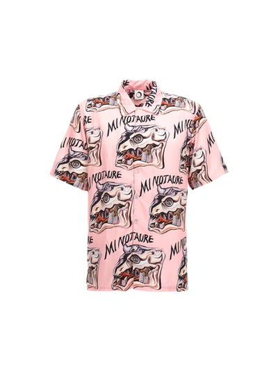 Endless Joy "minotaure" Short-sleeve Shirt In Pink