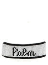 Palm Angels Blackwhite Palm Beads Bracelet