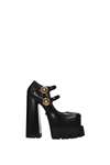 VERSACE PUMPS LEATHER BLACK