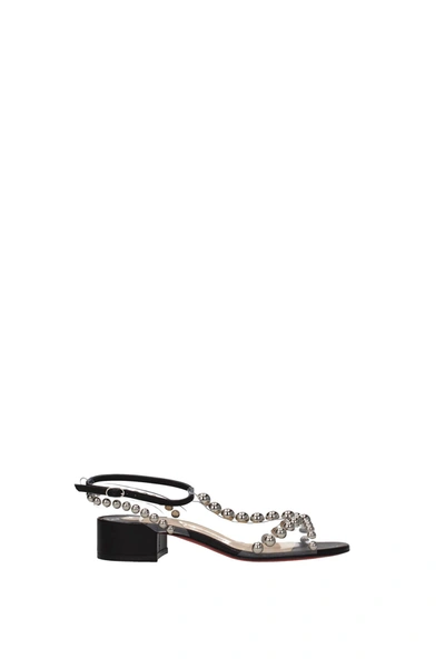 Christian Louboutin Sandals Pvc Transparent Black