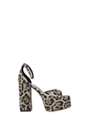 Paris Texas Tatiana 130 Cheetah-print Suede Sandals
