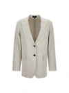 THEORY SINGLE-BREASTED BLAZER JACKET JACKETS BEIGE