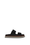 Hogan Touch-strap Flat Sandals