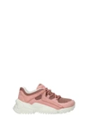 Ferragamo Skylar Patent Leather-trimmed Suede And Mesh Sneakers