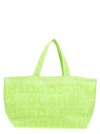 DSQUARED2 TERRY CLOTH SHOPPING BAG TOTE BAG GREEN