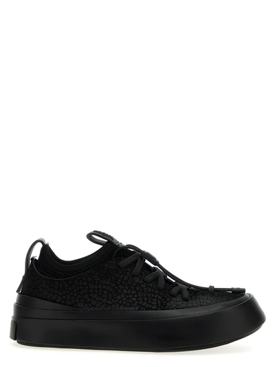 Zegna Triple Stitch Mrbailey Sneakers In Black