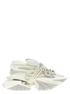 Balmain Unicorn Sneakers In Neoprene And Leather In White