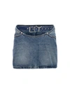 Y/project Y Project Y Belt Arc Denim Mini Skirt