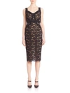 MICHAEL KORS LACE SHEATH DRESS,0400093908751