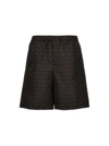 Valentino Iconographic Print Bermuda Shorts In Multicolor