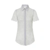 Gucci Lace Shirt Silver In Shirt