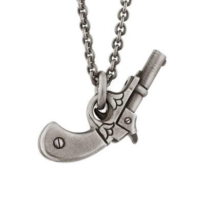 Gucci Gun Pendant In Sterling Silver