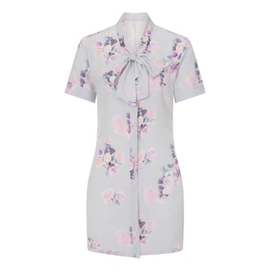Gucci Silk Bow Dress Rose Print