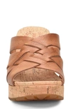 Kork-ease Devan Platform Sandal In Brown F/ G
