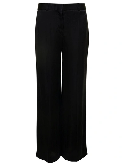 The Row Bany Cupro Pant In Black