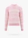 Amiri Repeat Crewneck Knit Sweater In Pastel