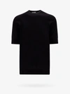 Pt Torino Round-neck Stretch T-shirt In Black